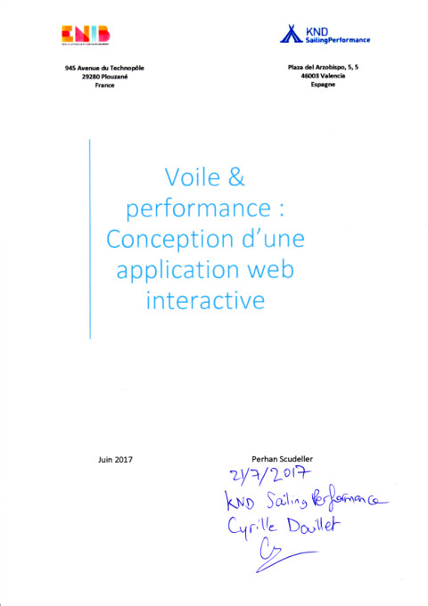 Internship report cover